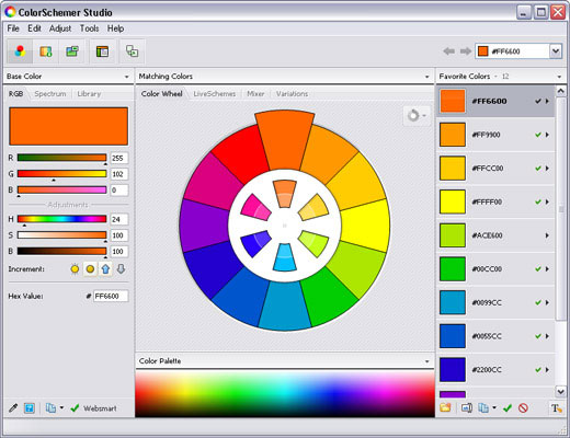 Color Schemer Studio 专业的配色程序[图]